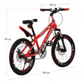 Logan 20 παιδικό ποδήλατο σε κόκκινο χρώμα ZIZITO 115027 3